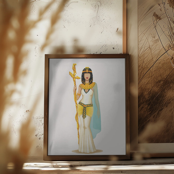 Cleopatra Framed Art Wall Decor