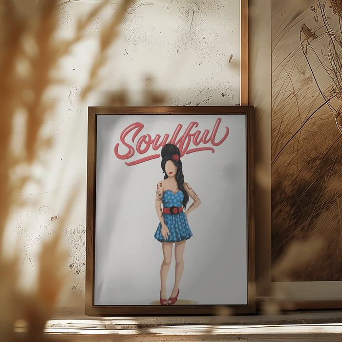 Amy Soulful Framed Art Wall Decor