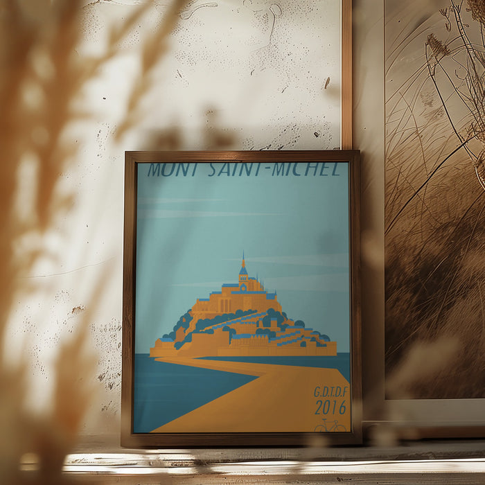 Mont Saint Michel Framed Art Wall Decor