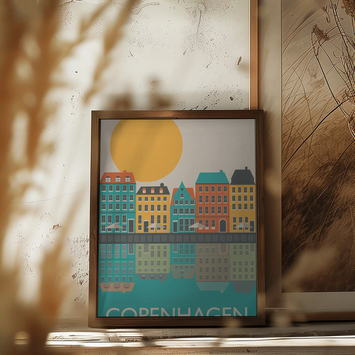 Copenhagen Framed Art Wall Decor