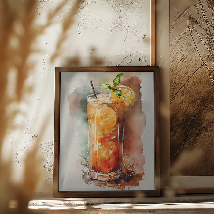 Drinks cocktail Framed Art Wall Decor