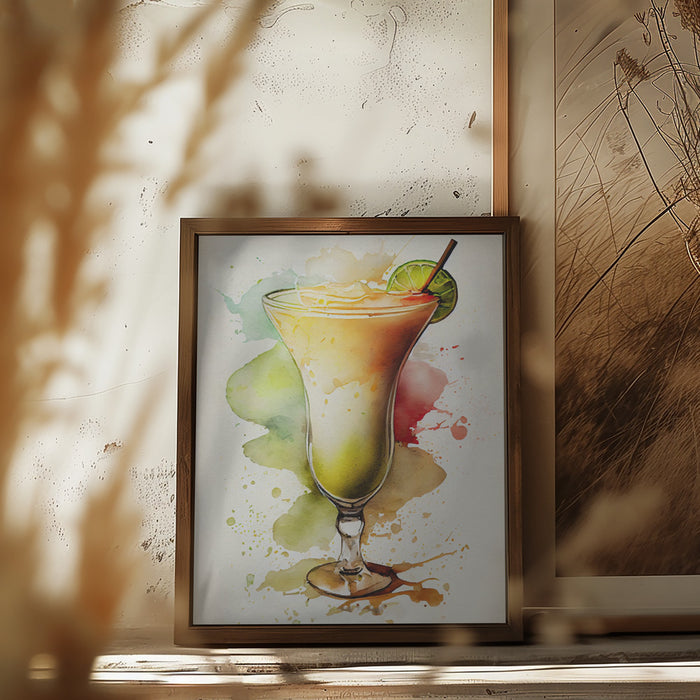 Drinks cocktail Framed Art Wall Decor