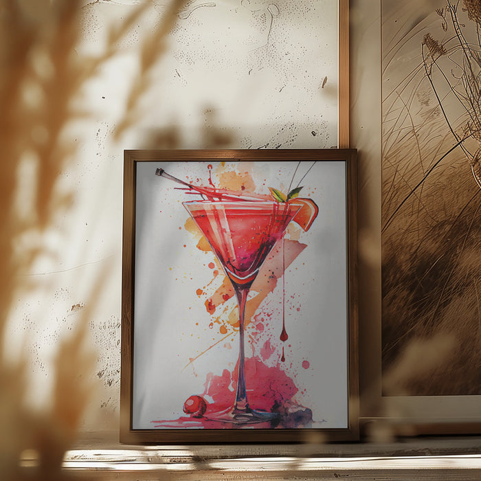 Drinks cocktail Framed Art Wall Decor