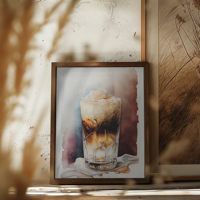 Drinks cocktail Framed Art Modern Wall Decor