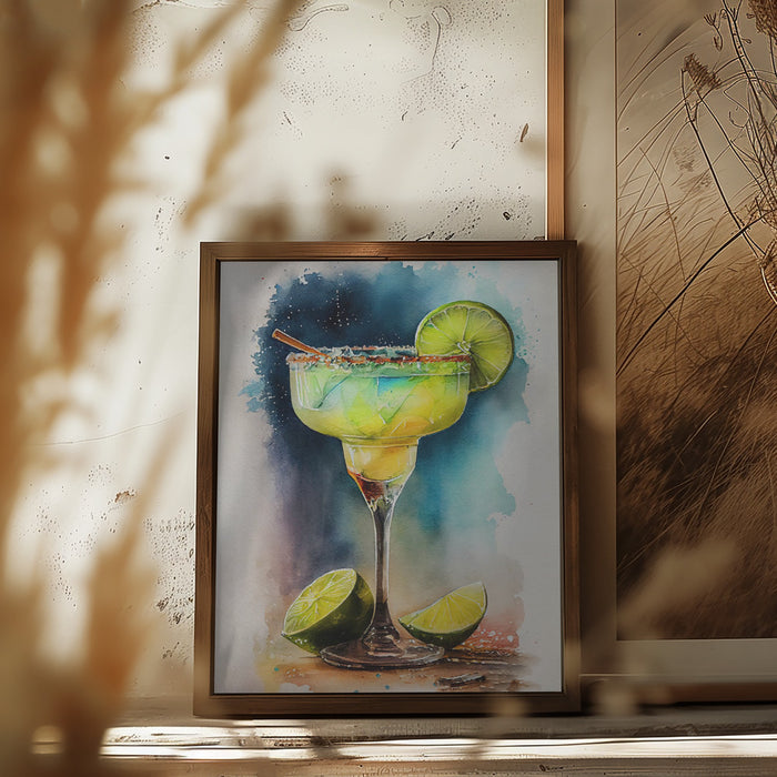 Drinks cocktail Framed Art Modern Wall Decor