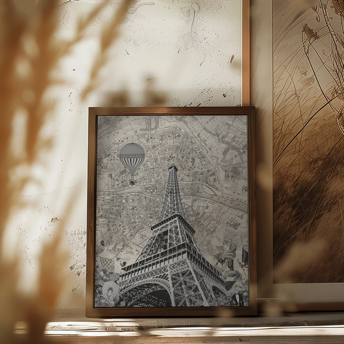 Paris 2 (City Breaks) Framed Art Modern Wall Decor