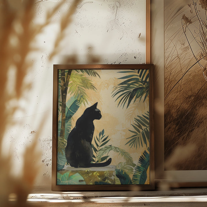 Cat&#039;s life 9 Framed Art Modern Wall Decor