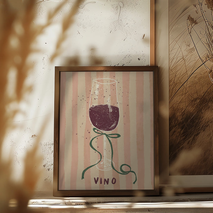 Vino Framed Art Wall Decor