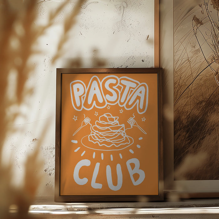 Pasta Club Framed Art Wall Decor