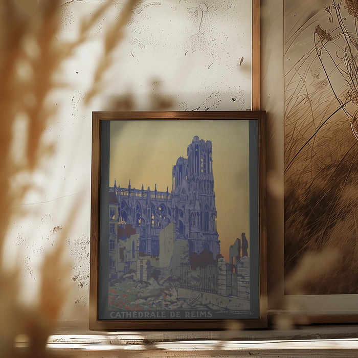 Cathédrale de Reims Framed Art Wall Decor