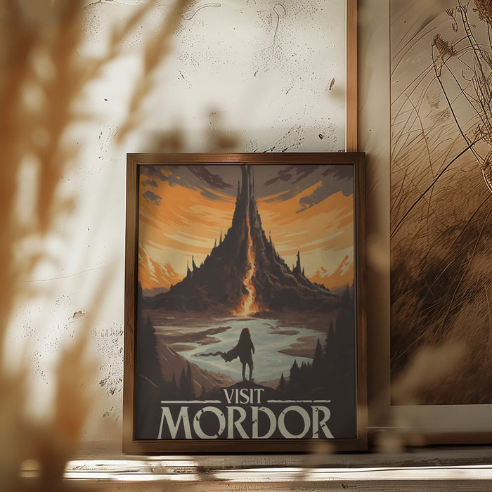 Visit Mordor Framed Art Wall Decor