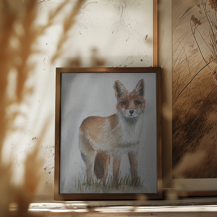 Fox Framed Art Wall Decor