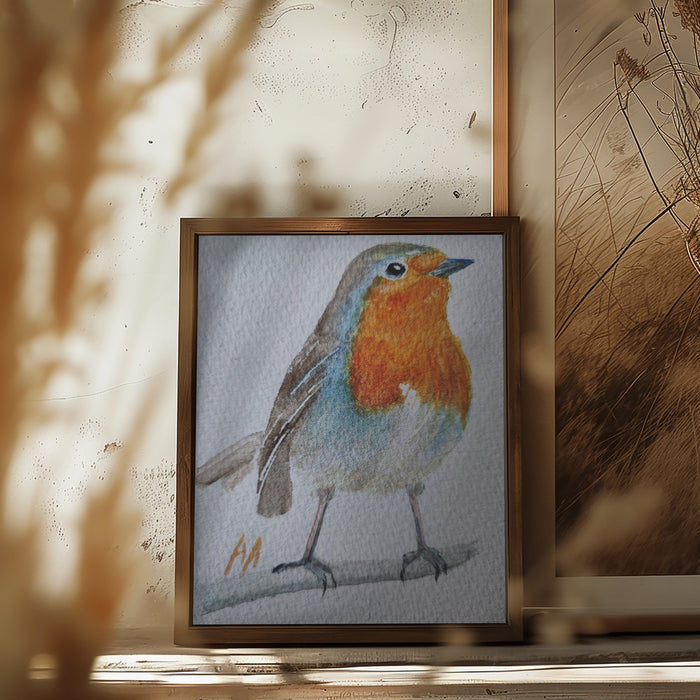 Robin Framed Art Wall Decor