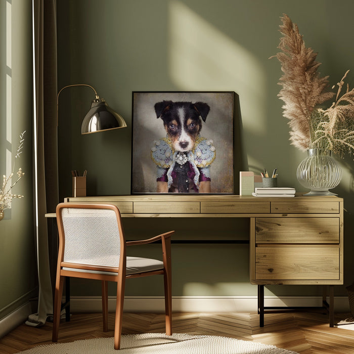 Shelter Pets Project - Loki Square Canvas Art Print