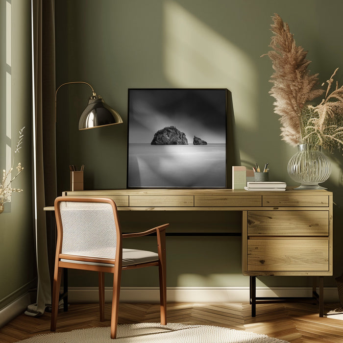 A Piece of Rock 031 Square Canvas Art Print