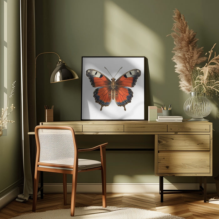 Butterfly 49 Square Canvas Art Print