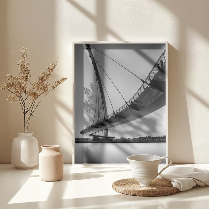 Tolerance bridge Framed Art Modern Wall Decor