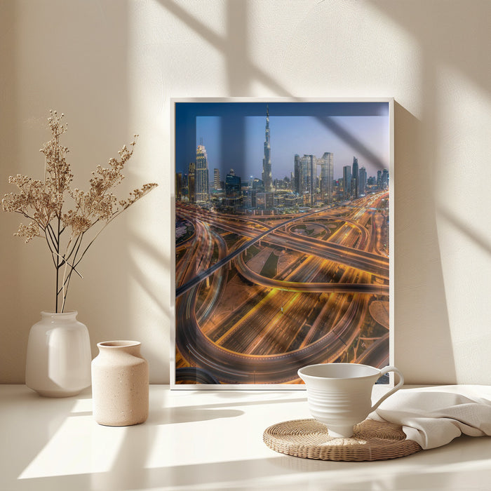 Curvaceous Framed Art Modern Wall Decor