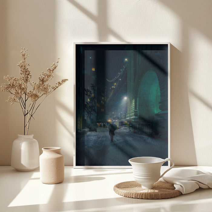 Under the Bridge Framed Art Modern Wall Decor