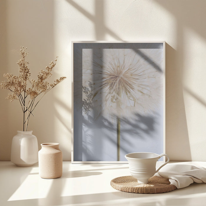 Delicate Dandelion Framed Art Wall Decor