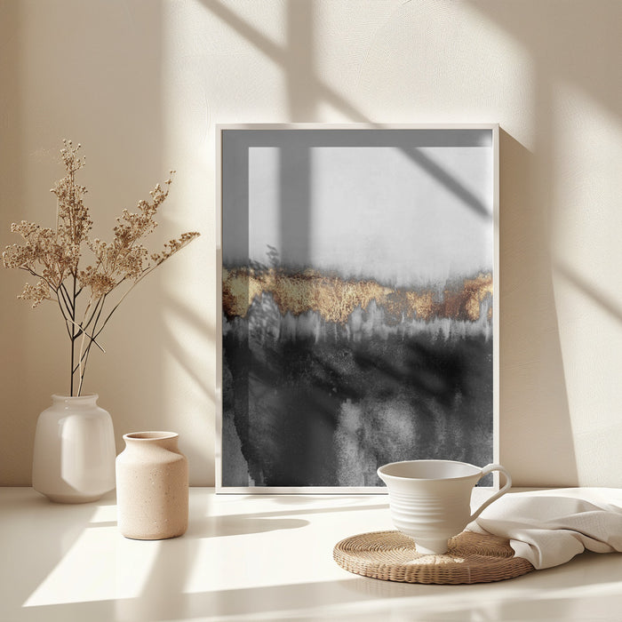 Gloomy Framed Art Modern Wall Decor