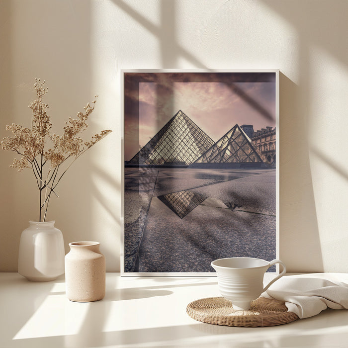 Triangular value Framed Art Wall Decor