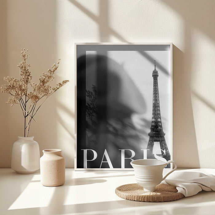 Paris Text 4 Framed Art Modern Wall Decor