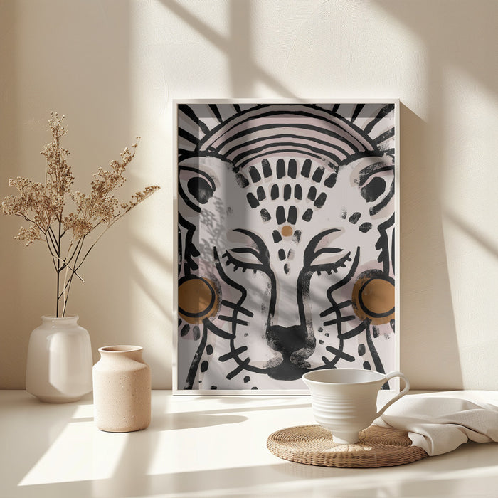 Tiger (Light Version) Framed Art Modern Wall Decor