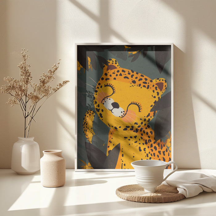 Little Leo Framed Art Modern Wall Decor