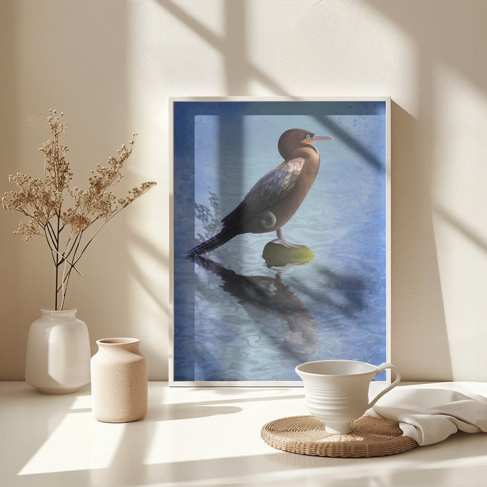 River Bigua Framed Art Wall Decor