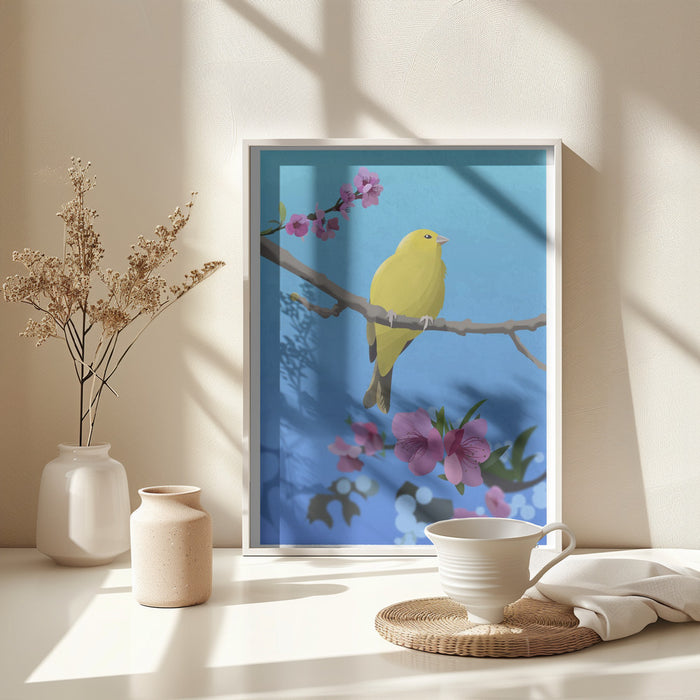 Goldfinch Framed Art Wall Decor