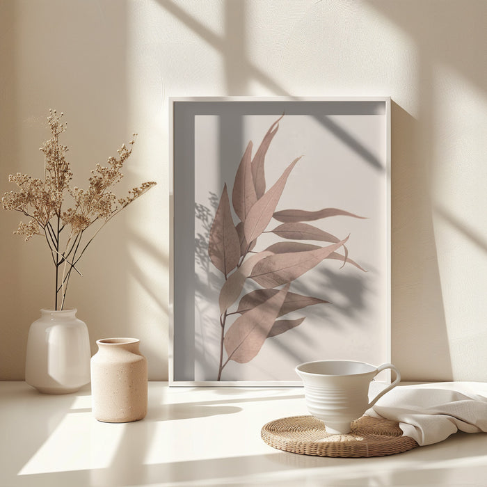 Dried Eucalyptus Framed Art Wall Decor