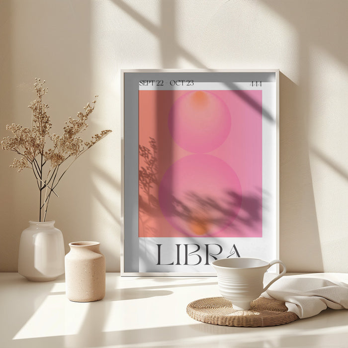 Libra Framed Art Modern Wall Decor