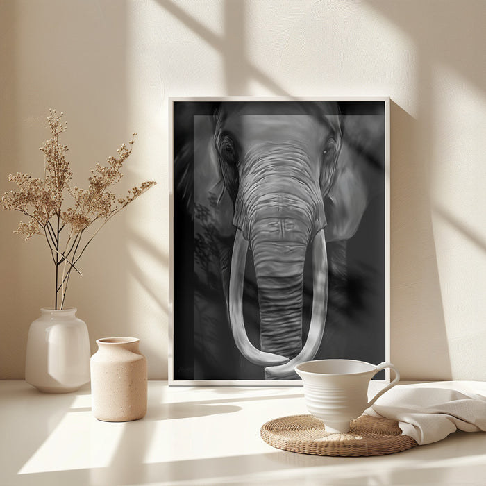 Loxodonta Framed Art Wall Decor