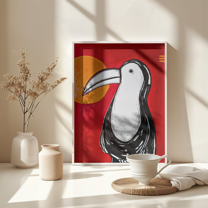 Toucan - it seems that God was in Costa Rica Framed Art Wall Decor