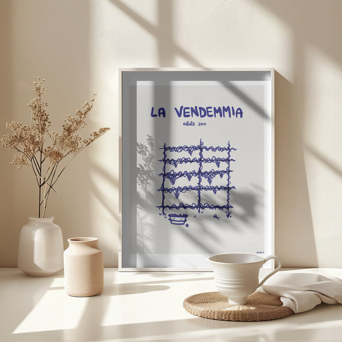 La vendemmia Framed Art Modern Wall Decor