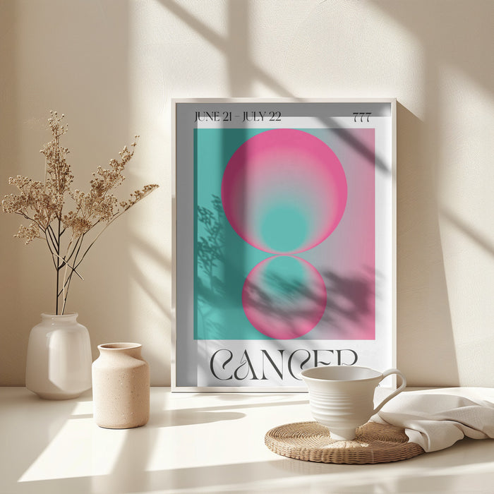 Cancer Framed Art Modern Wall Decor