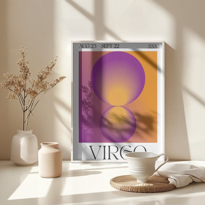 Virgo Framed Art Wall Decor