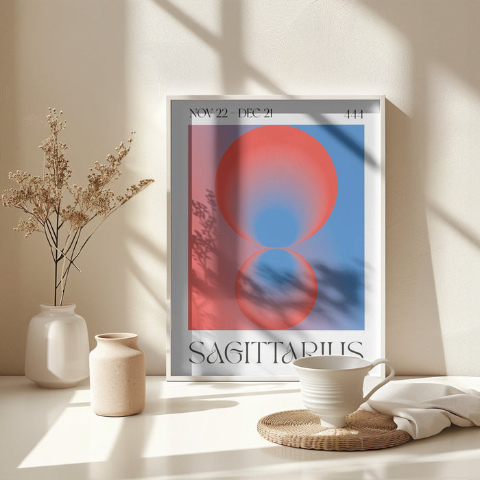 Sagittarius Framed Art Modern Wall Decor