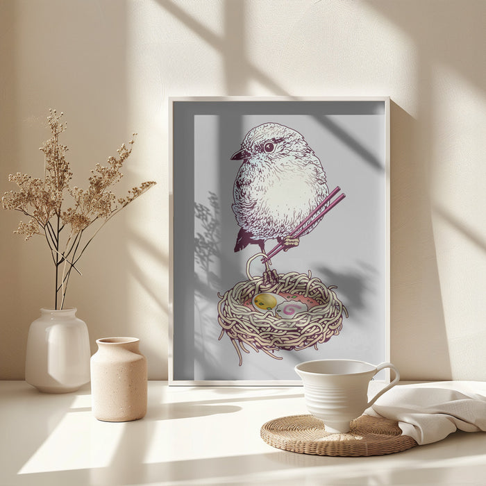 budget ramen Framed Art Wall Decor