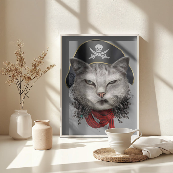 pirate Framed Art Modern Wall Decor