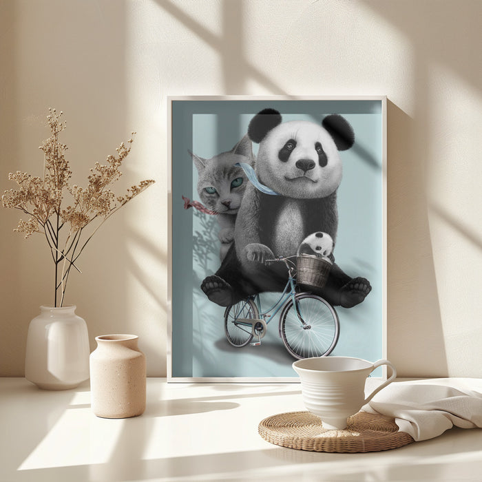 best friends go riding Framed Art Wall Decor