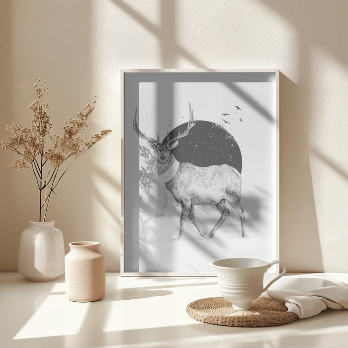 Winter is all around Framed Art Modern Wall Decor