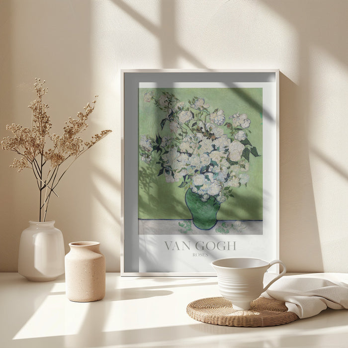 Roses Framed Art Wall Decor