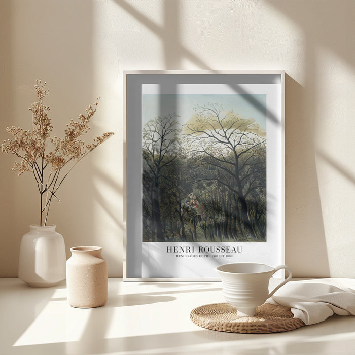 Rendezvous In The Forest Framed Art Modern Wall Decor