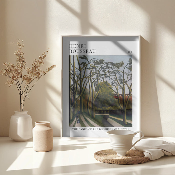 The Banks Of The Bier Near Bicetre Framed Art Modern Wall Decor