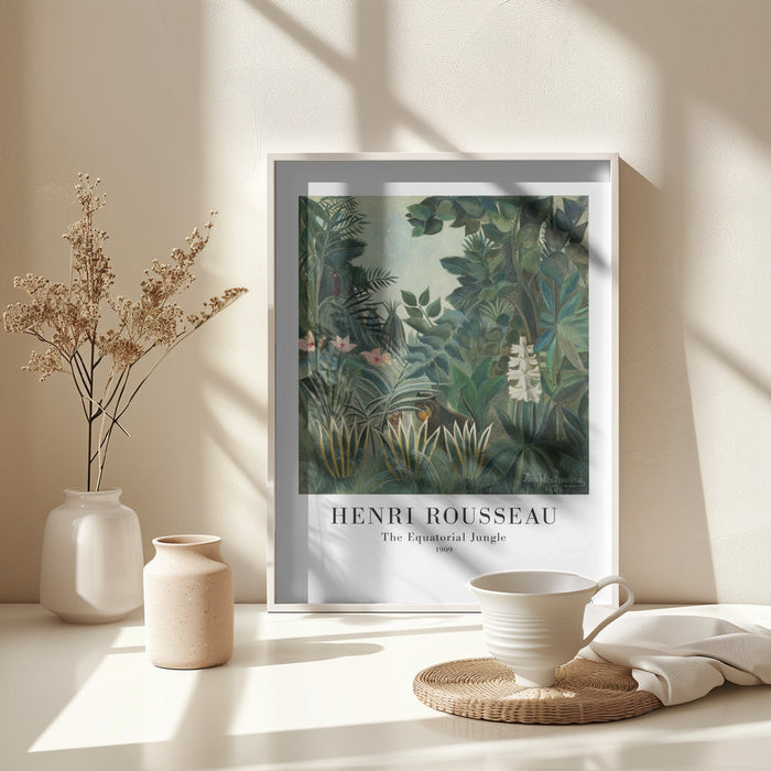 The Equatorial Jungle Framed Art Modern Wall Decor