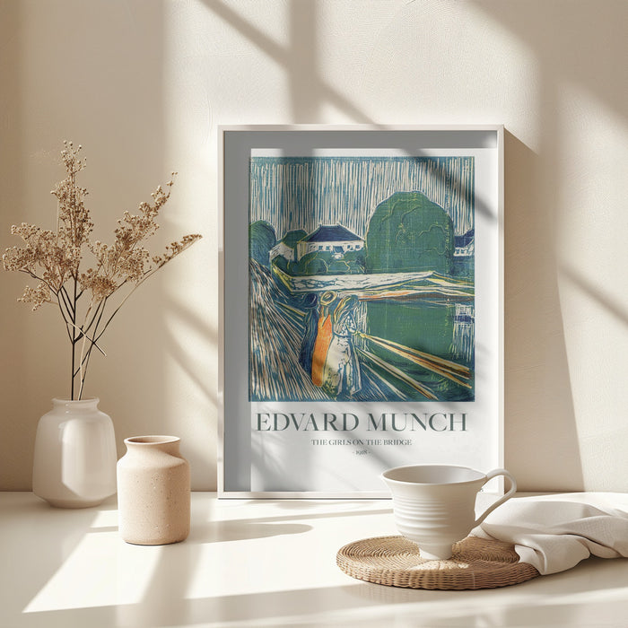 The Girls On The Bridge Framed Art Wall Decor