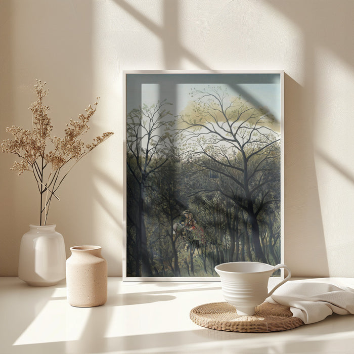 Rendezvous In The Forest Framed Art Modern Wall Decor