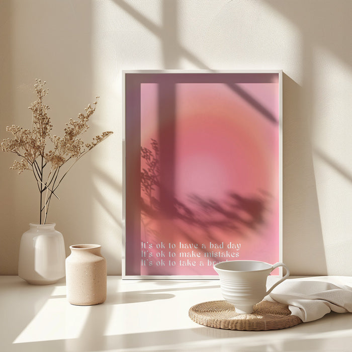 Motivational Aura Poster Framed Art Wall Decor